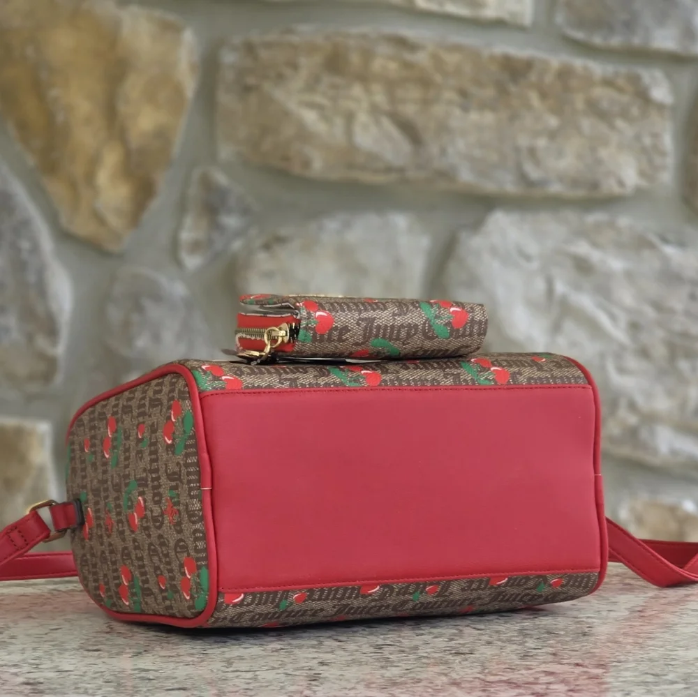 Juicy Couture Cherry Duffle Satchel SET
